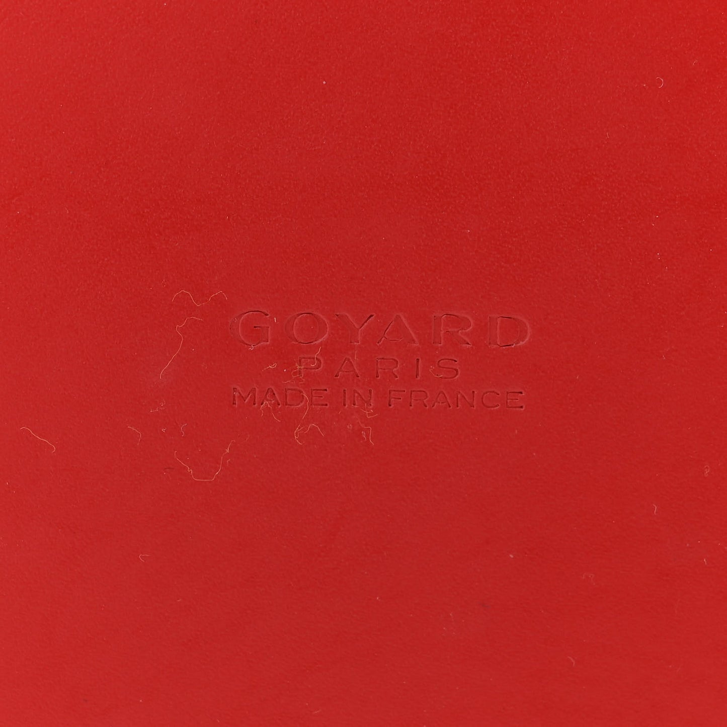 Goyardine Mini Vendome Red