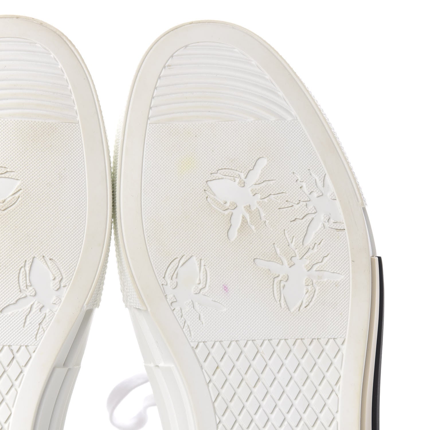 Christian Dior Technical Canvas Oblique Womens B23 Low Top Sneaker 39 White Black 6 of 10