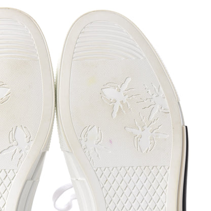 Christian Dior Technical Canvas Oblique Womens B23 Low Top Sneaker 39 White Black 6 of 10