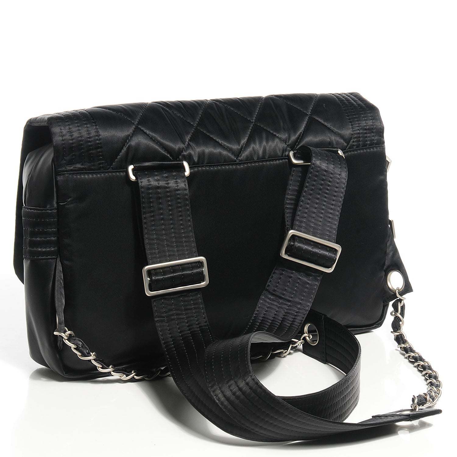 Chanel Nylon Ski Sport Backpack Black 3 of 11