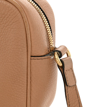 Gucci Pebbled Calfskin Small Soho Disco Bag Camelia 14 of 19