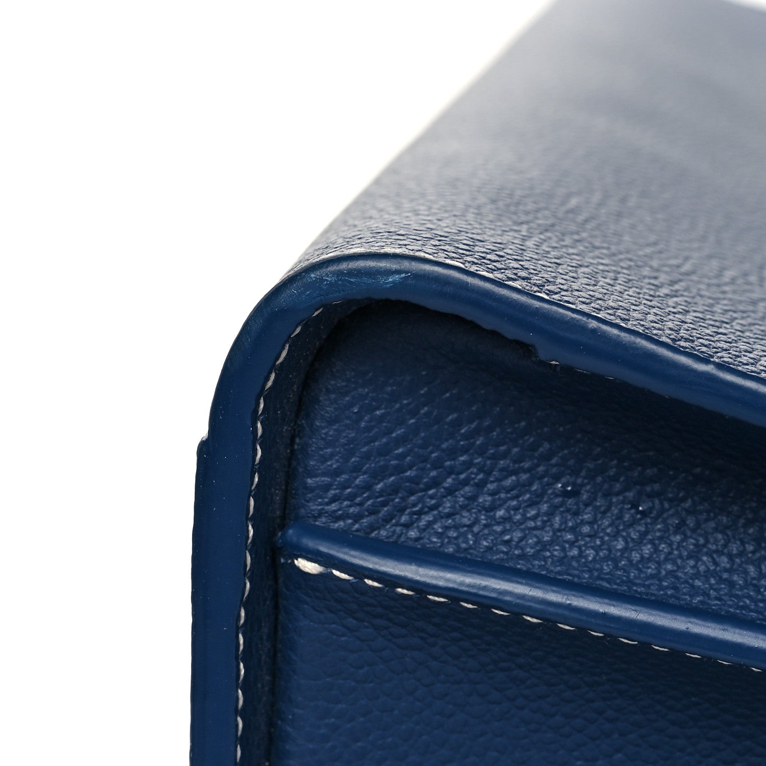 Saint Laurent Grained Calfskin Small Sac De Jour Denim Blue 13 of 15