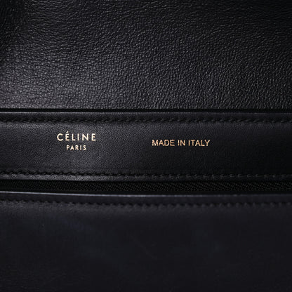 Celine Smooth Calfskin Suede Small Tri-Color Trapeze White 6 of 9