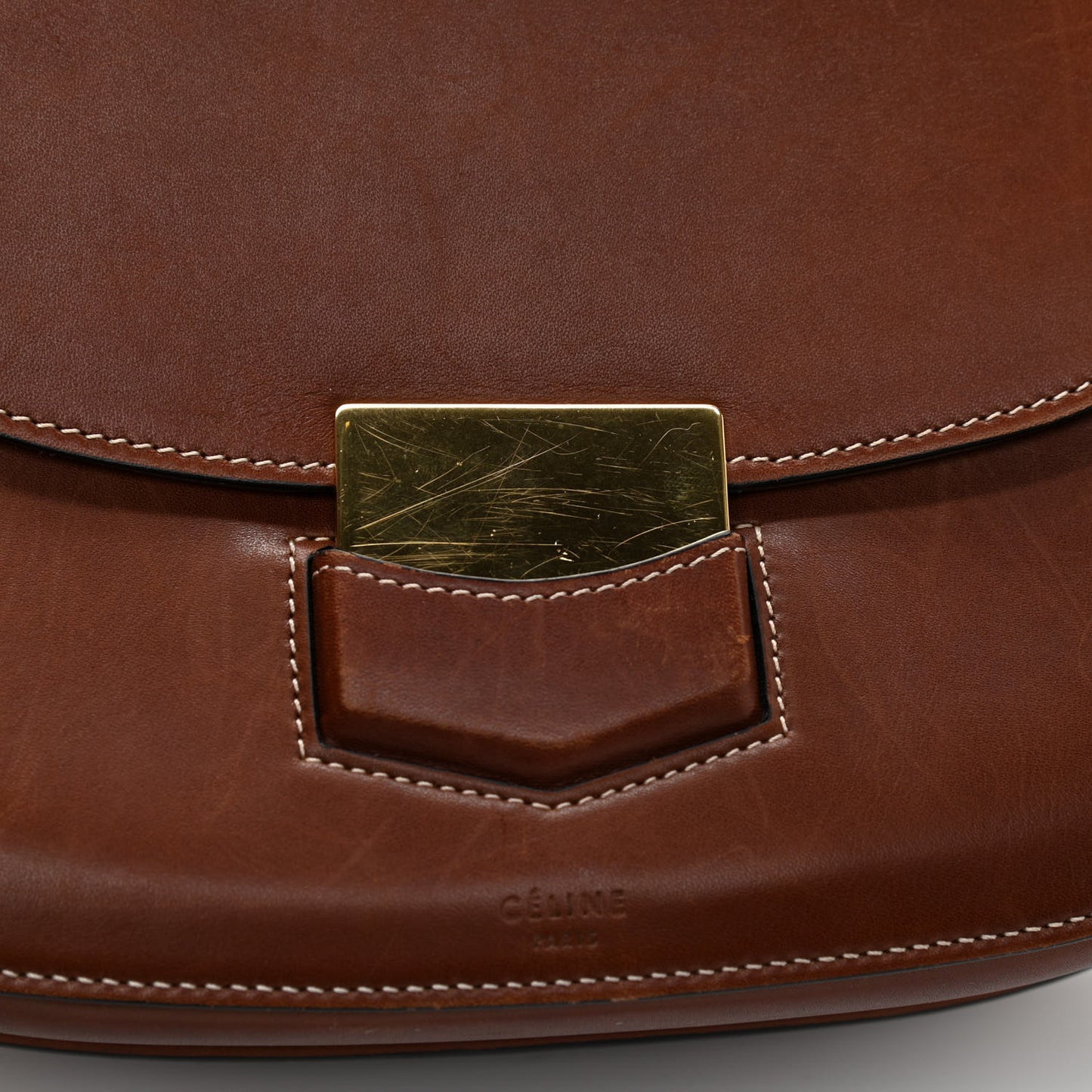Supersoft Calfskin Medium Trotteur Chestnut