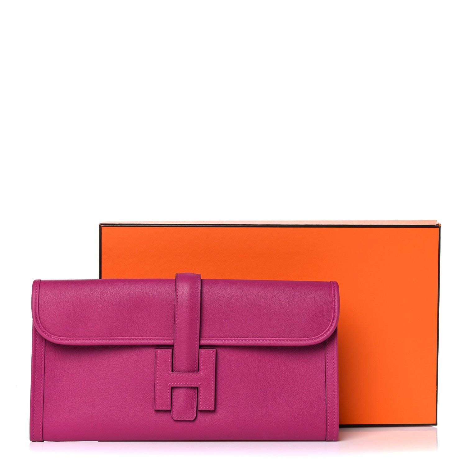 Hermes Evercolor Jige Elan 29 Clutch Rose Poupre 16 of 16
