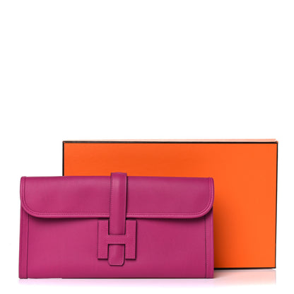 Hermes Evercolor Jige Elan 29 Clutch Rose Poupre 16 of 16