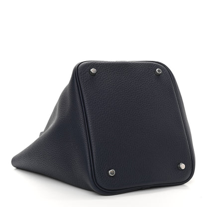 Hermes Taurillon Clemence Picotin Lock 22 MM Bleu Nuit 3 of 10