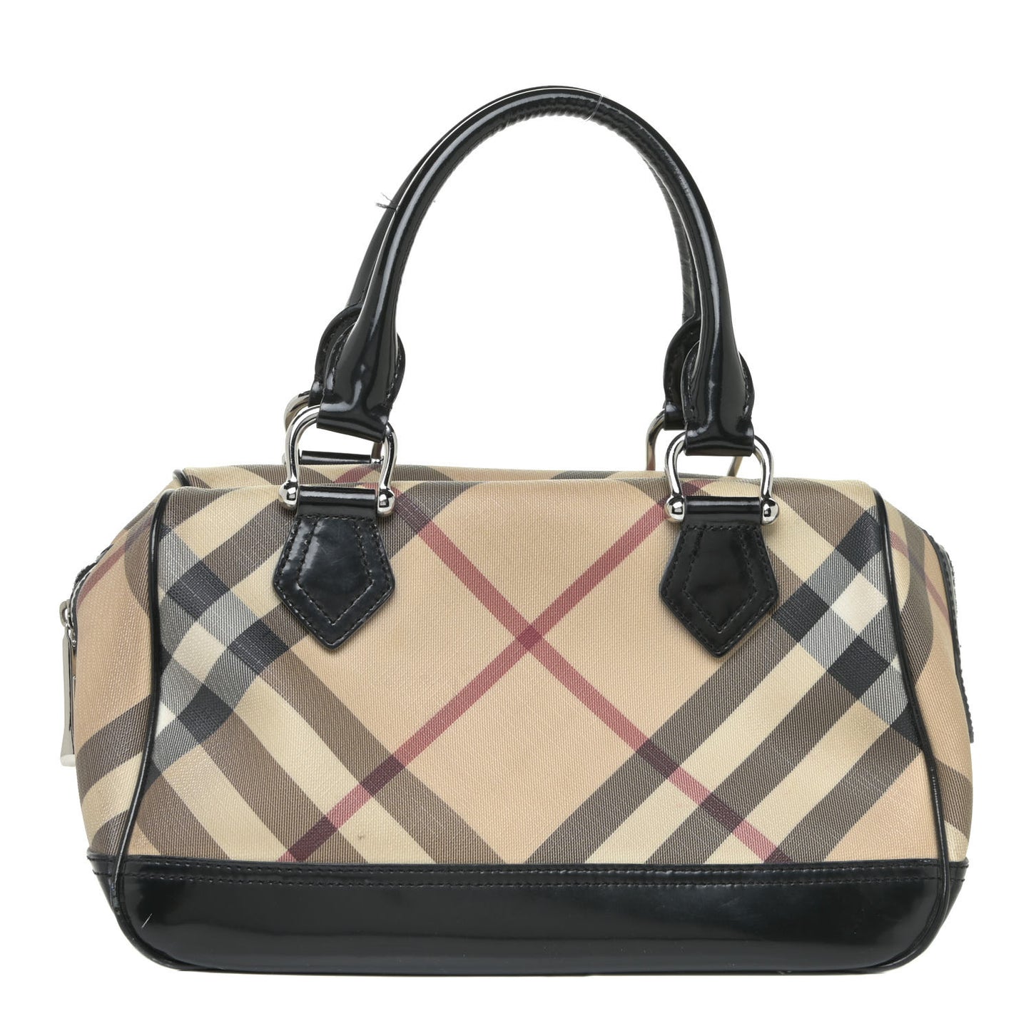Supernova Check Patent Bowling Bag Black