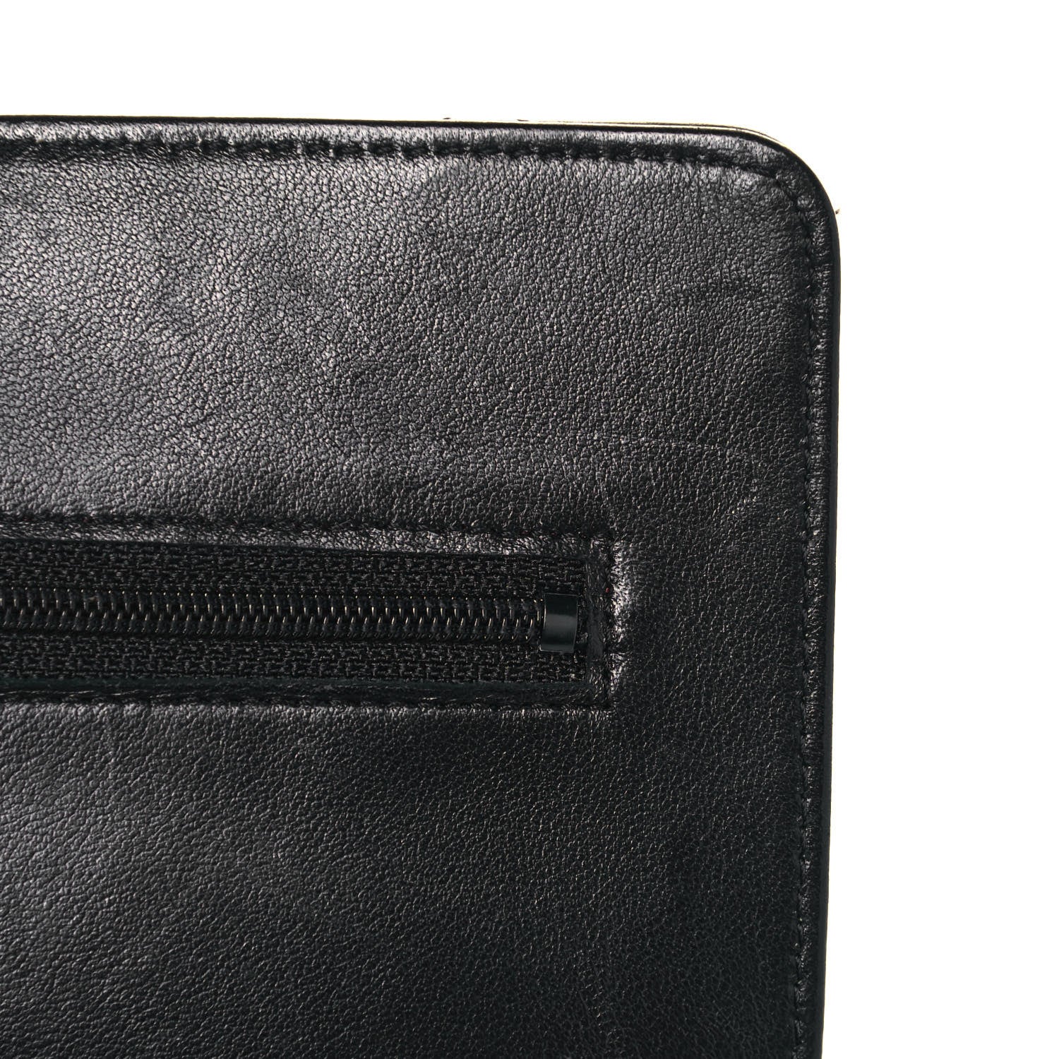 Chanel Lambskin Quilted Wallet On Chain WOC Black 12 of 13