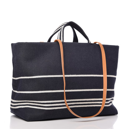 Chanel Denim Large Shopping Tote Blue 3 of 10