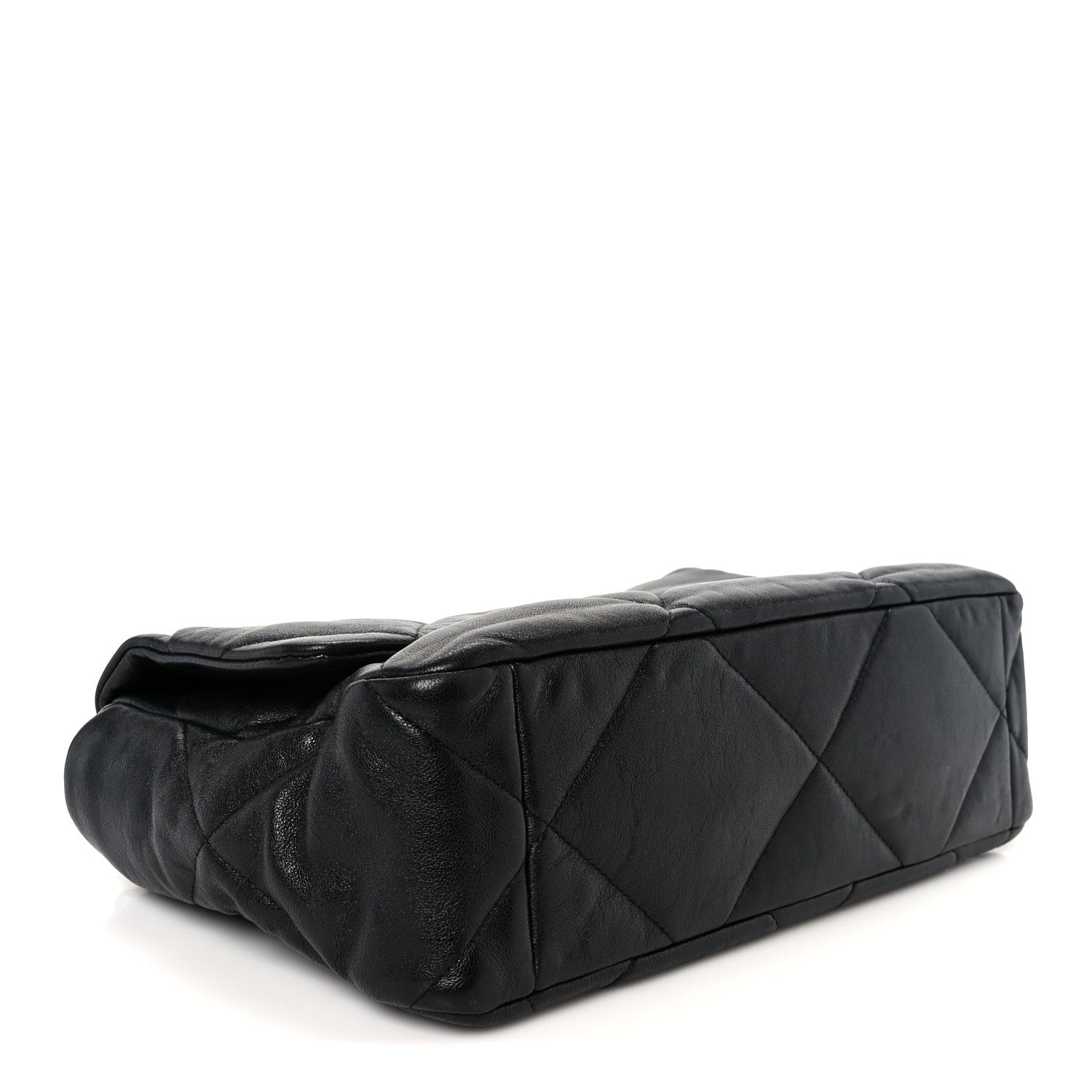 Chanel Goatskin Quilted Large Chanel 19 Flap Black 4 of 10