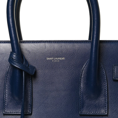 Saint Laurent Calfskin Small Sac De Jour New Marine 9 of 15
