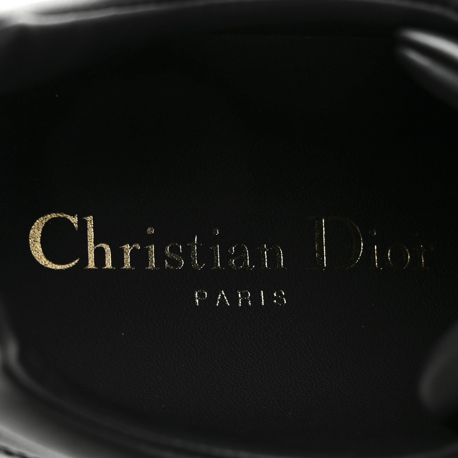 Christian Dior Calfskin Suede Logo Sneakers 37 Black 7 of 9