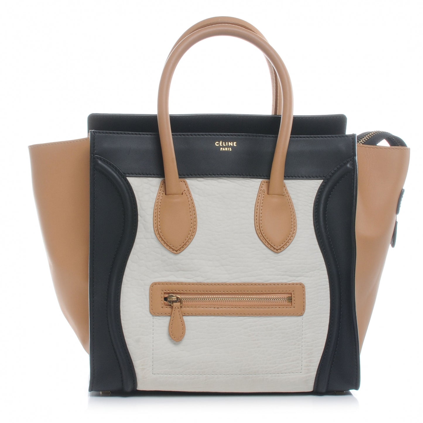 Smooth Calfskin and Lambskin Mini Tri-Color Luggage