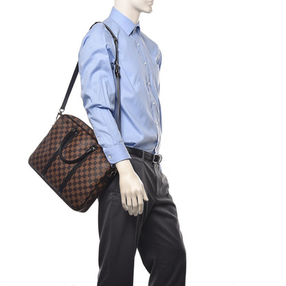 Louis Vuitton Damier Ebene Porte-Documents Voyage PM 2 of 9