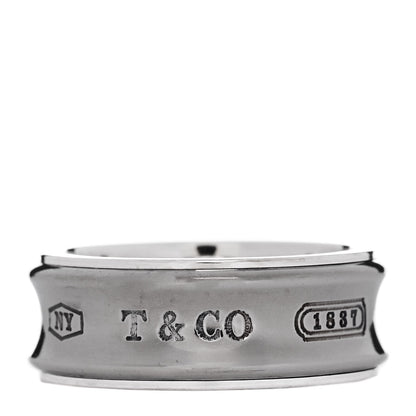 Tiffany Sterling Silver 1837 Band Ring 58 8.5 1 of 4