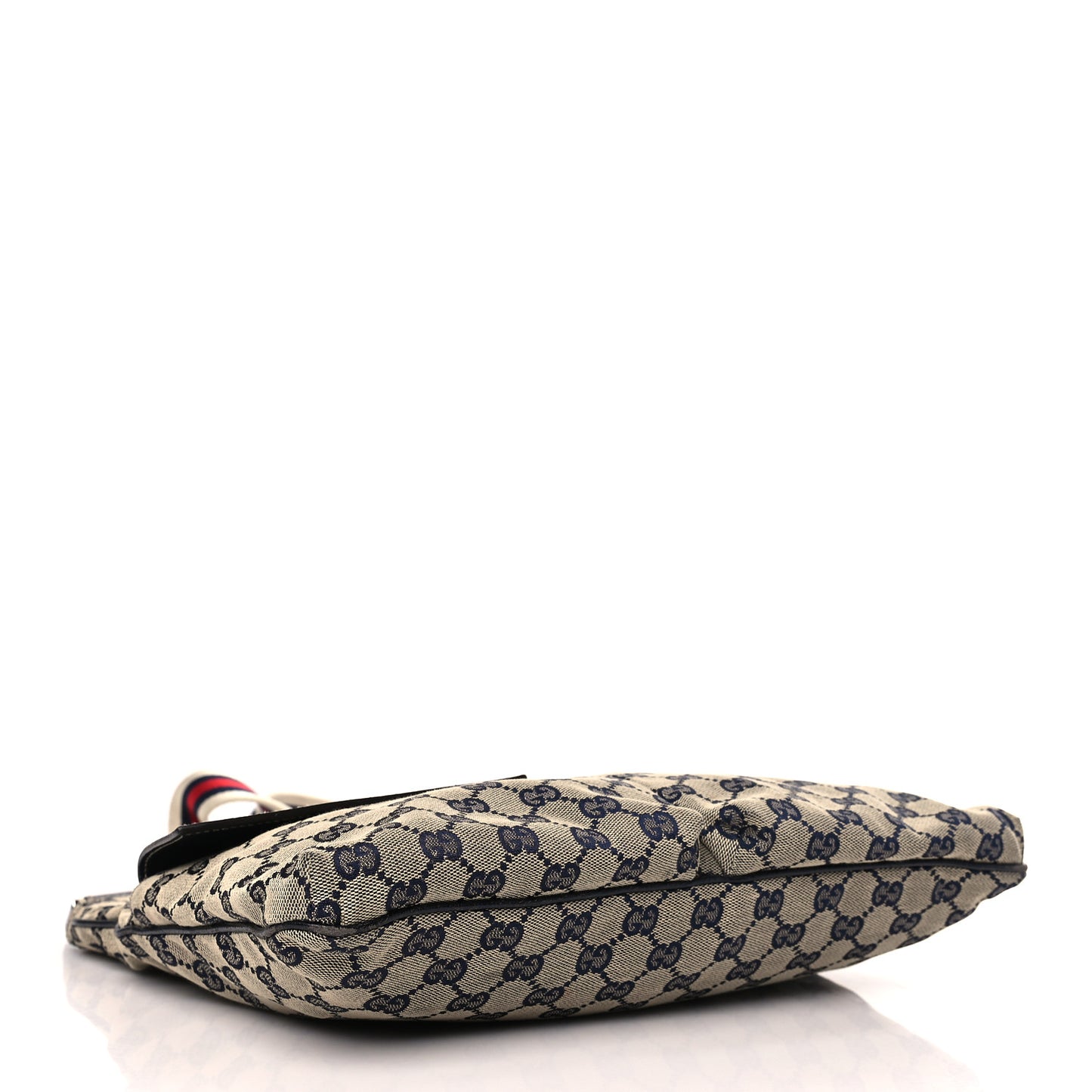Monogram Web Medium Double Pocket Messenger Blue