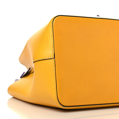 Louis Vuitton Epi NeoNoe MM Citron Violet 7 of 8
