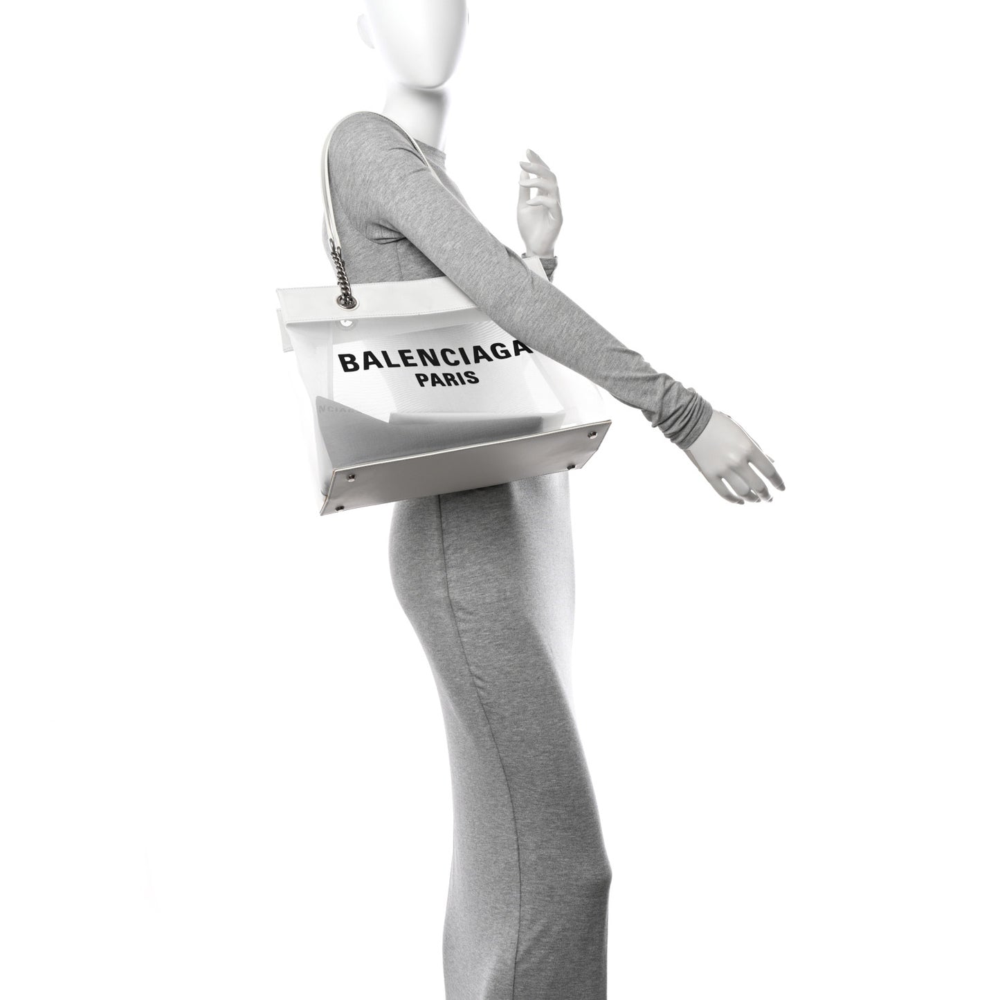Mesh Medium Duty Free Tote White