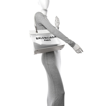 Balenciaga Mesh Medium Duty Free Tote White 2 of 12