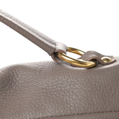 Miu Miu Cervo Front Buckle Satchel Taupe 13 of 15