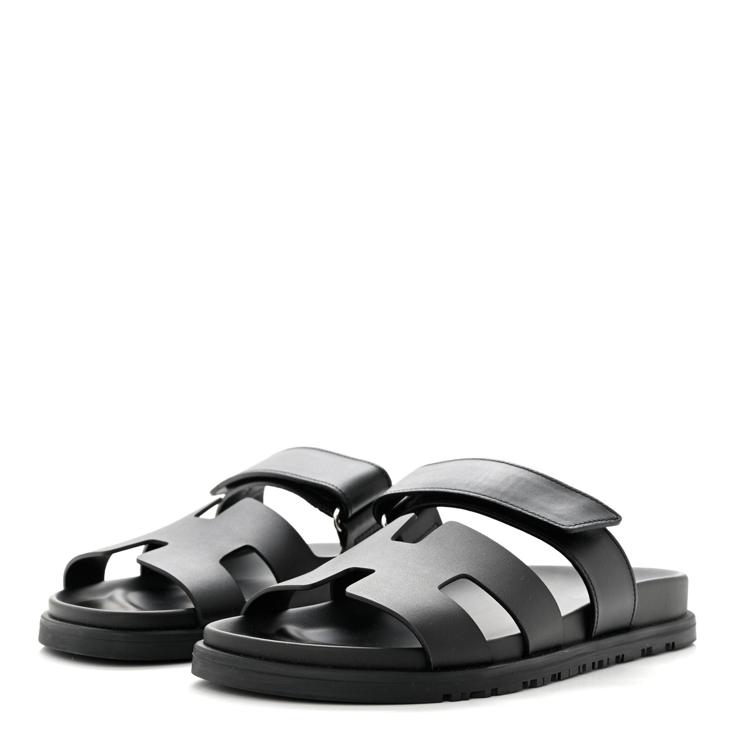 Calfskin Womens Chypre Sandals 37 Black