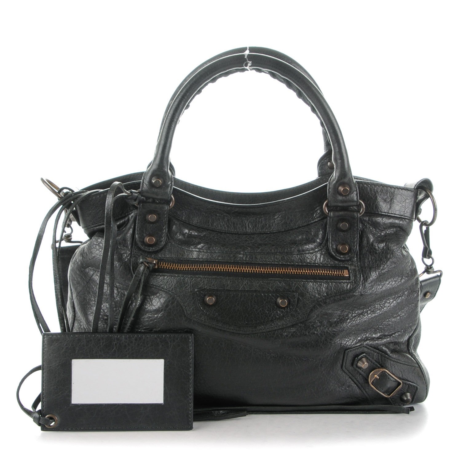 Balenciaga Agneau Classic Hardware Town Black 1 of 8