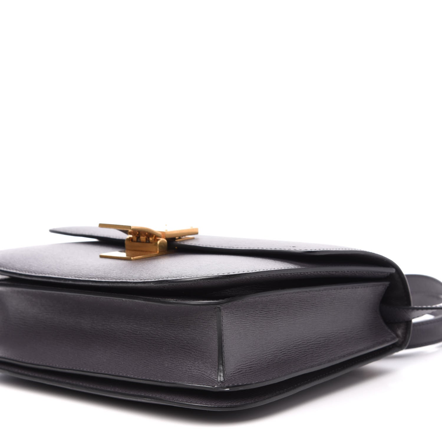 Celine Liege Calfskin Medium Classic Box Flap Bag Liquorice 9 of 10