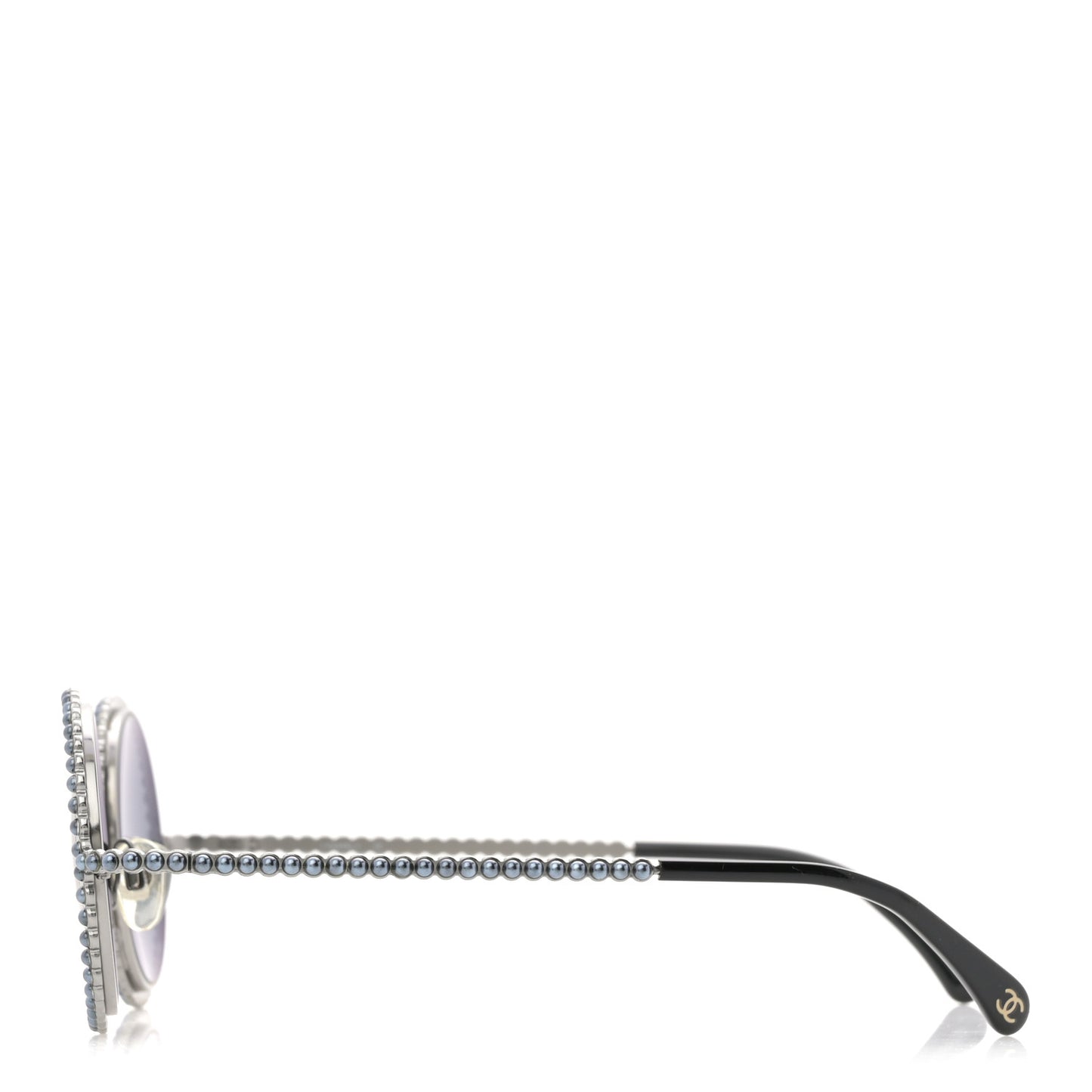 Pearl Round Sunglasses 71138 Grey