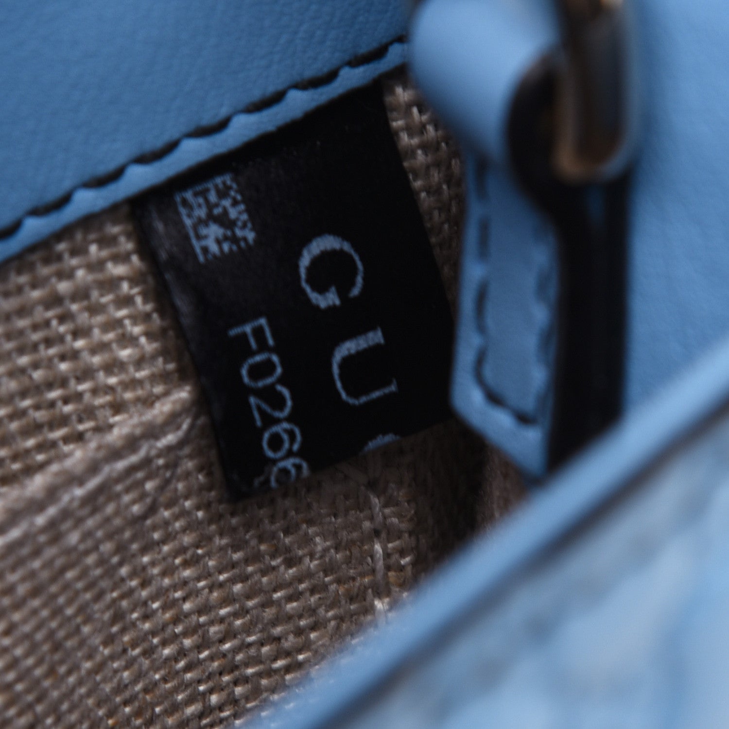 Gucci Soft Microguccissima Mini Emily Chain Shoulder Bag Mineral Blue 10 of 11