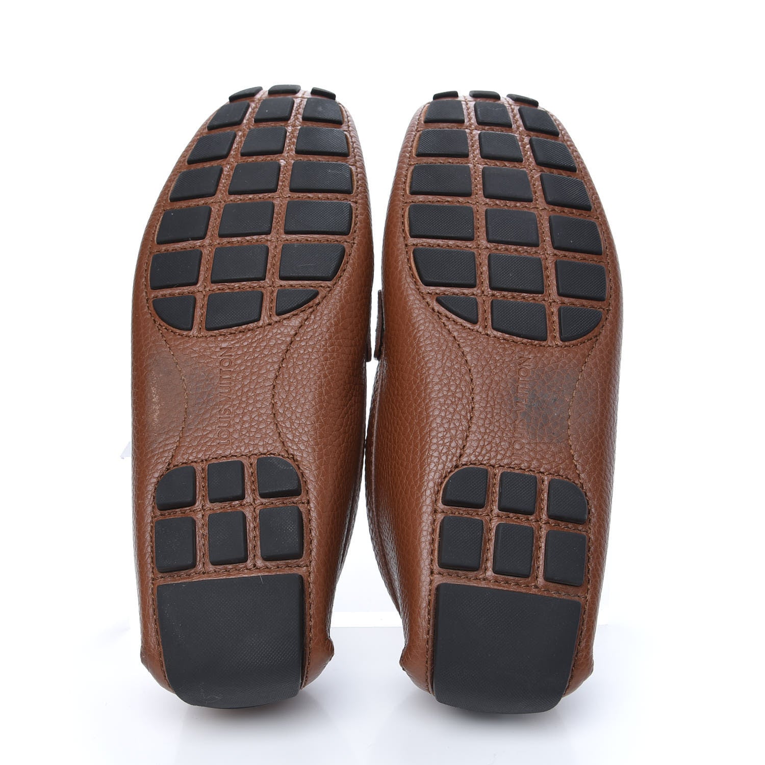 Louis Vuitton Calfskin Monte Carlo Moccasin Loafers 9 Cognac 5 of 10