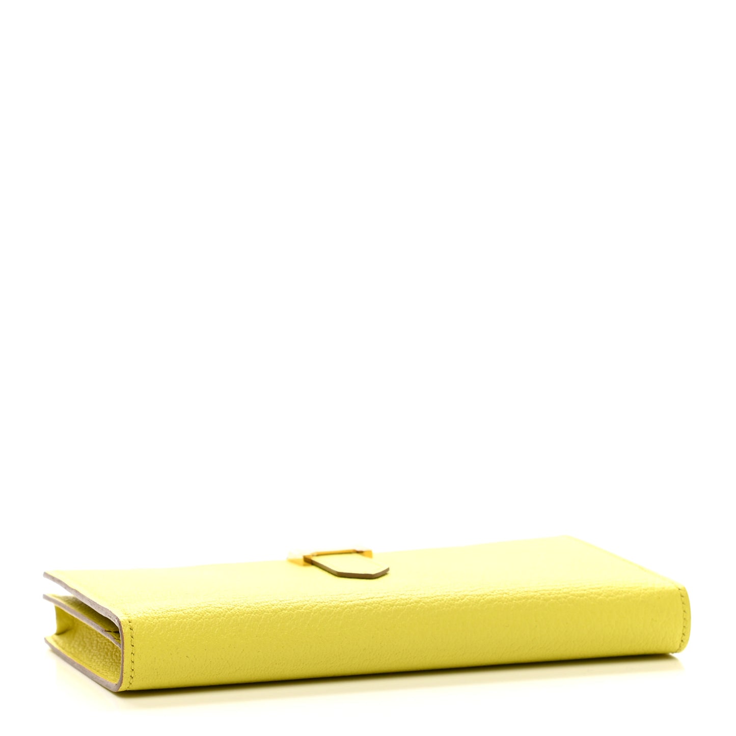Chevre Mysore Bearn Gusset Wallet Lime