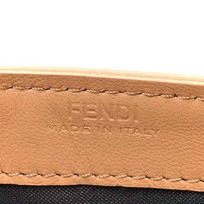 Fendi Nappa Matisse FF Embossed Continental Wallet On Chain Miele Scuro 7 of 10