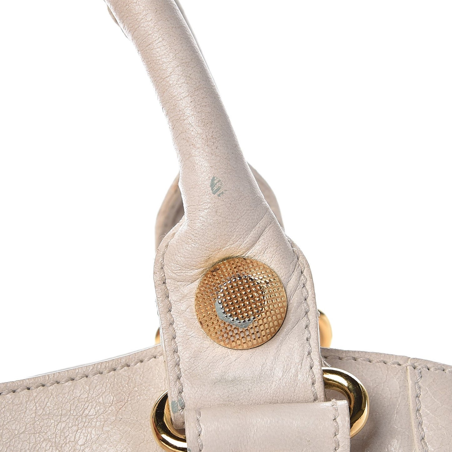 Agneau Giant 21 Gold Hardware Part Time White