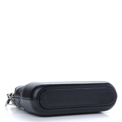 Chanel Aged Calfskin Quilted Small Gabrielle Clutch With Chain Black 4 of 9