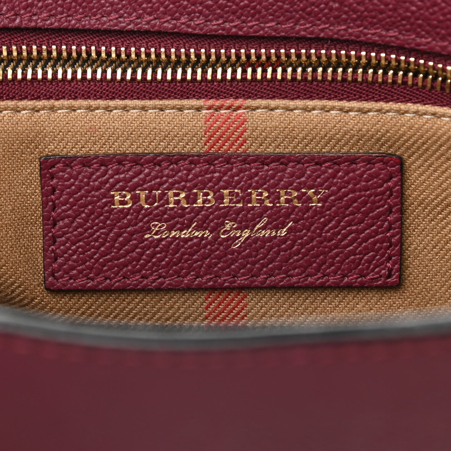 Soft Grain Calfskin Small Buckle Tote Dark Plum