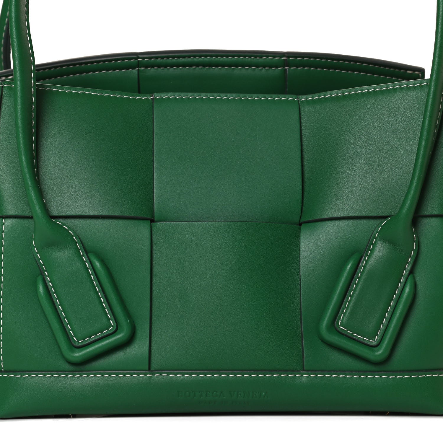 Bottega Veneta French Calfskin Maxi Intrecciato Arco 33 Racing Green 8 of 16