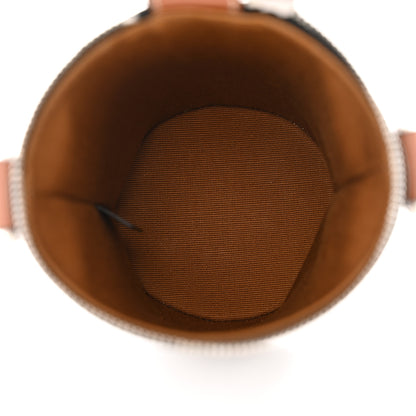 Celine Triomphe Canvas Vertical Cylinder Bag Tan 5 of 10
