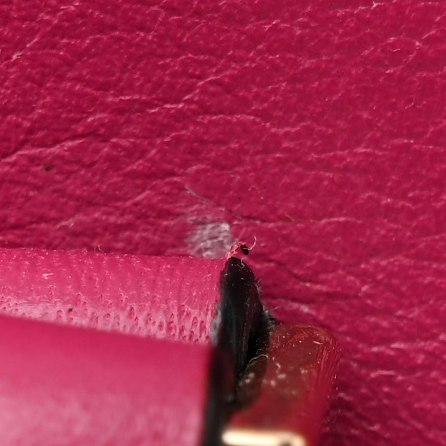 Vitello Rockstud Tote Deep Cyclamin