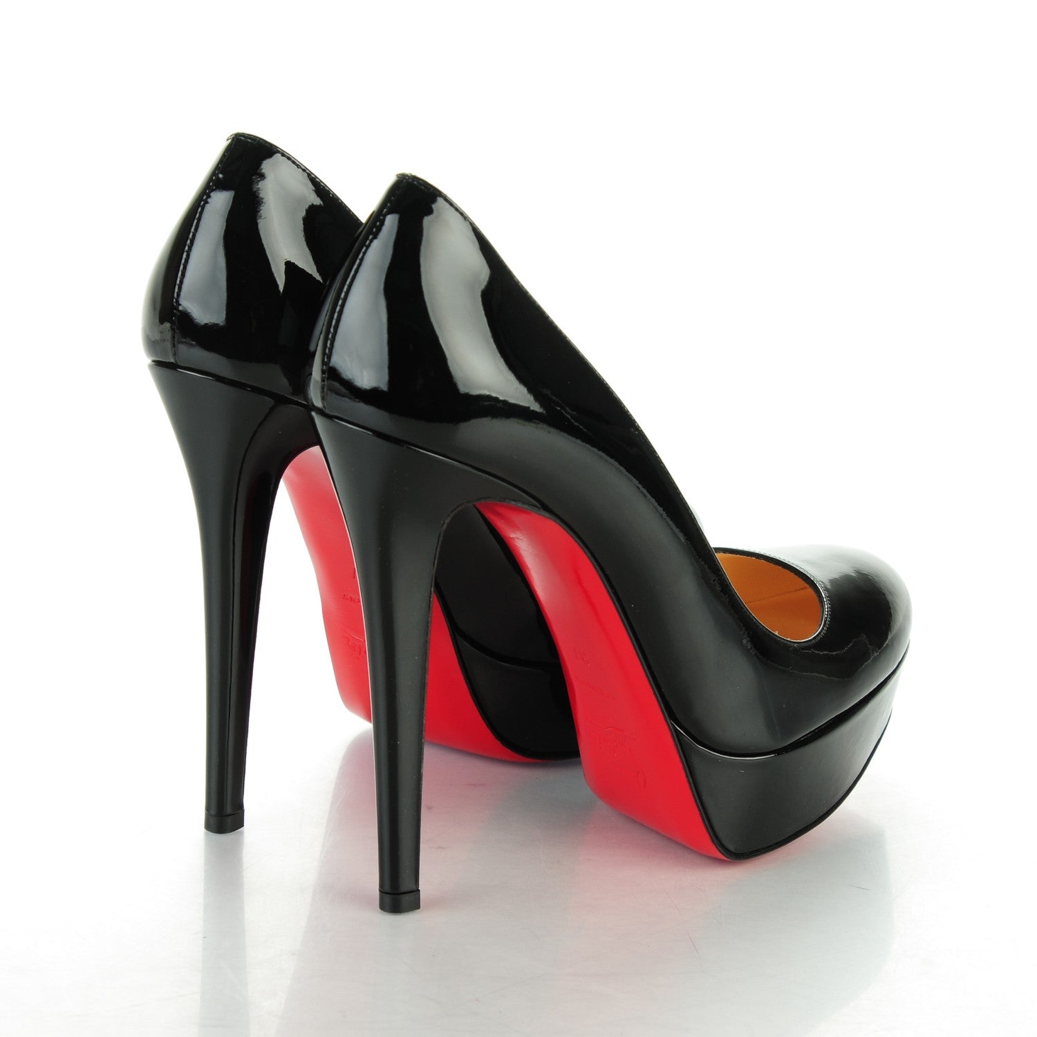 Christian Louboutin Patent Bianca 140 Pumps 37 Black 4 of 6