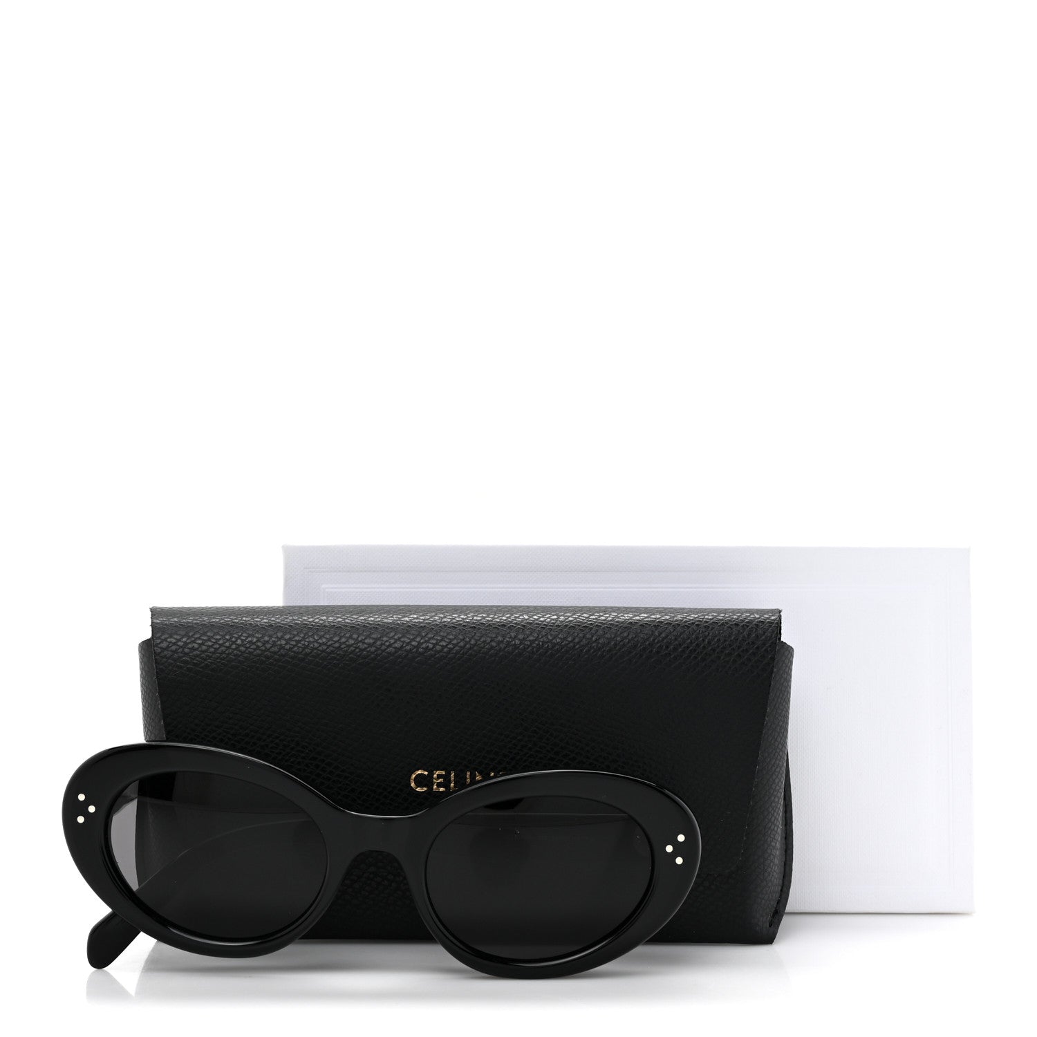 Celine Acetate Cat Eye Sunglasses CL401931 Black 7 of 7