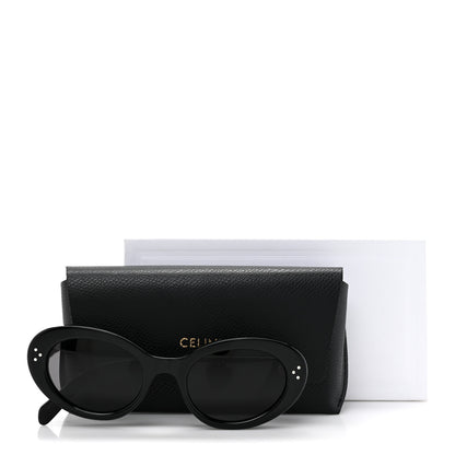Celine Acetate Cat Eye Sunglasses CL401931 Black 7 of 7