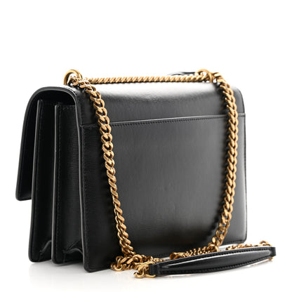 Saint Laurent Calfskin Medium Monogram Sunset Black 2 of 17