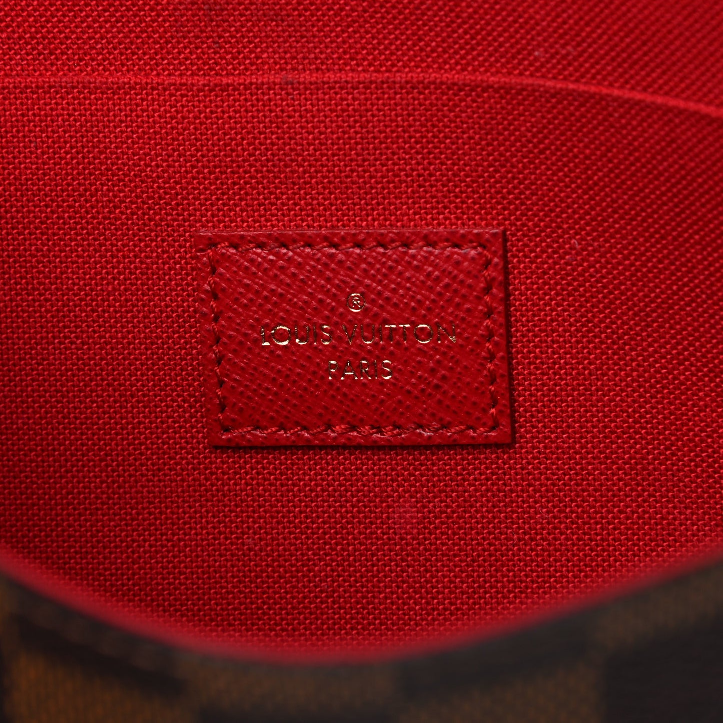 Damier Ebene Pochette Felicie Chain Wallet