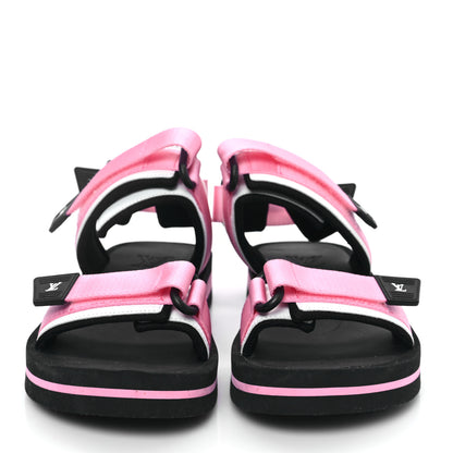 Louis Vuitton Monogram Flat Arcade Sandals 40 Pink 2 of 8