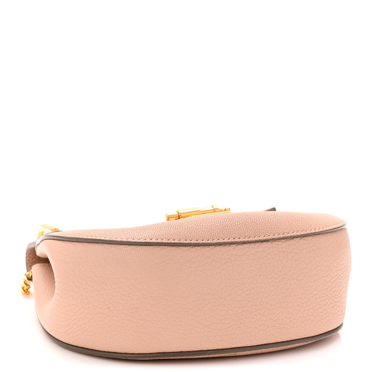 Chloe Grained Lambskin Mini Drew Shoulder Bag Cement Pink 4 of 11