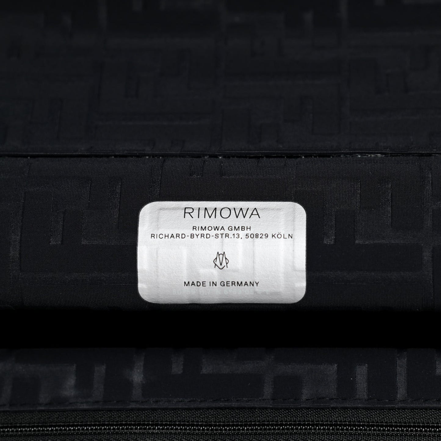 X RIMOWA Aluminum FF Print Roll Away Carry On Luggage Black