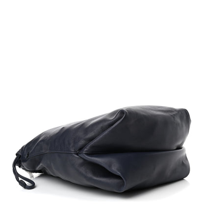 Saint Laurent Lambskin Teddy Drawstring Bag Dark Notte 3 of 4