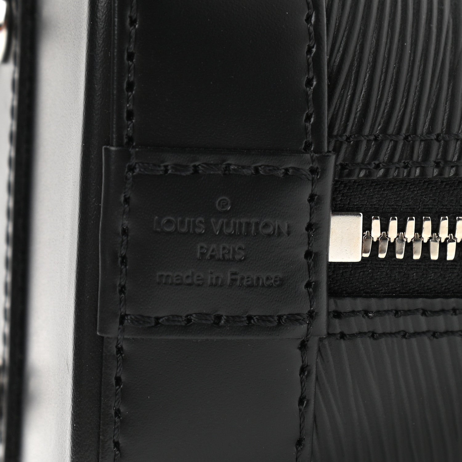 Louis Vuitton Epi Alma BB Black 6 of 10