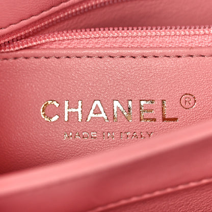 Chanel Lambskin Quilted Small Trendy CC Flap Dual Handle Bag Light Pink 7 of 9